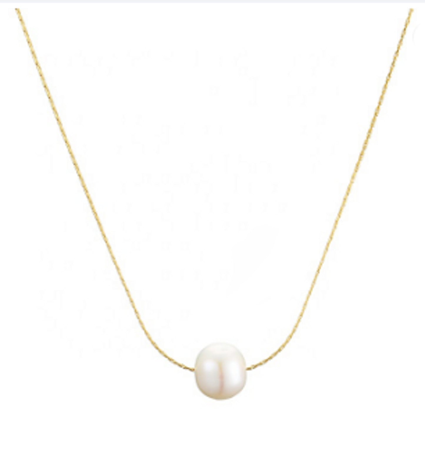 Pearl Necklace for Women Gold Choker Dainty Single June Birthstone Pearl Bridesmaid Mothers Day Silver Wedding Necklace Gift for Her