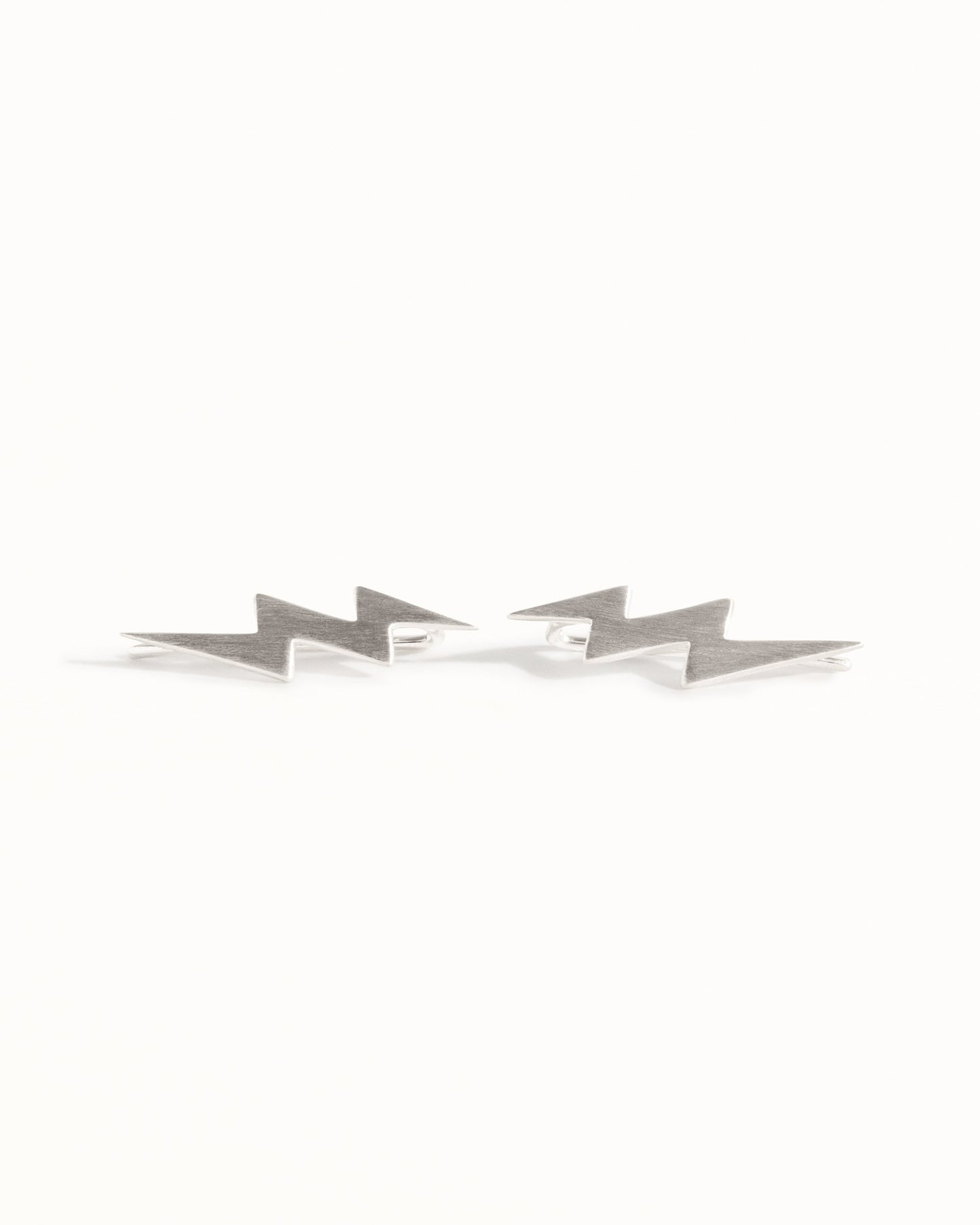 Bolt Earring Ear Climber 925 Sterling Silver Ear Cuff Lightning 14K Ear Crawler Chic Fashion Earrings Modern Jewelry Gift - FES009