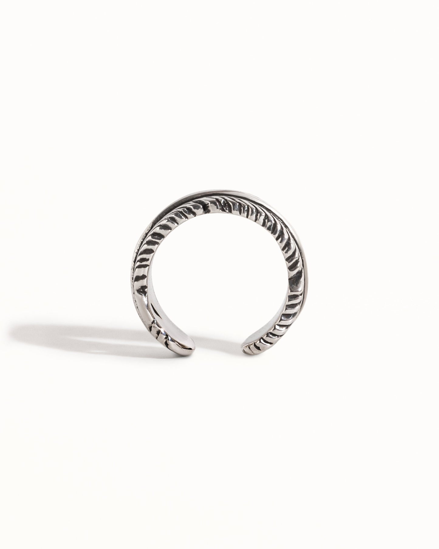 Feather Ear Cuff Earring Sterling Silver Ear Wrap Earrings Boho Jewelry  Gift for Her - ECU007