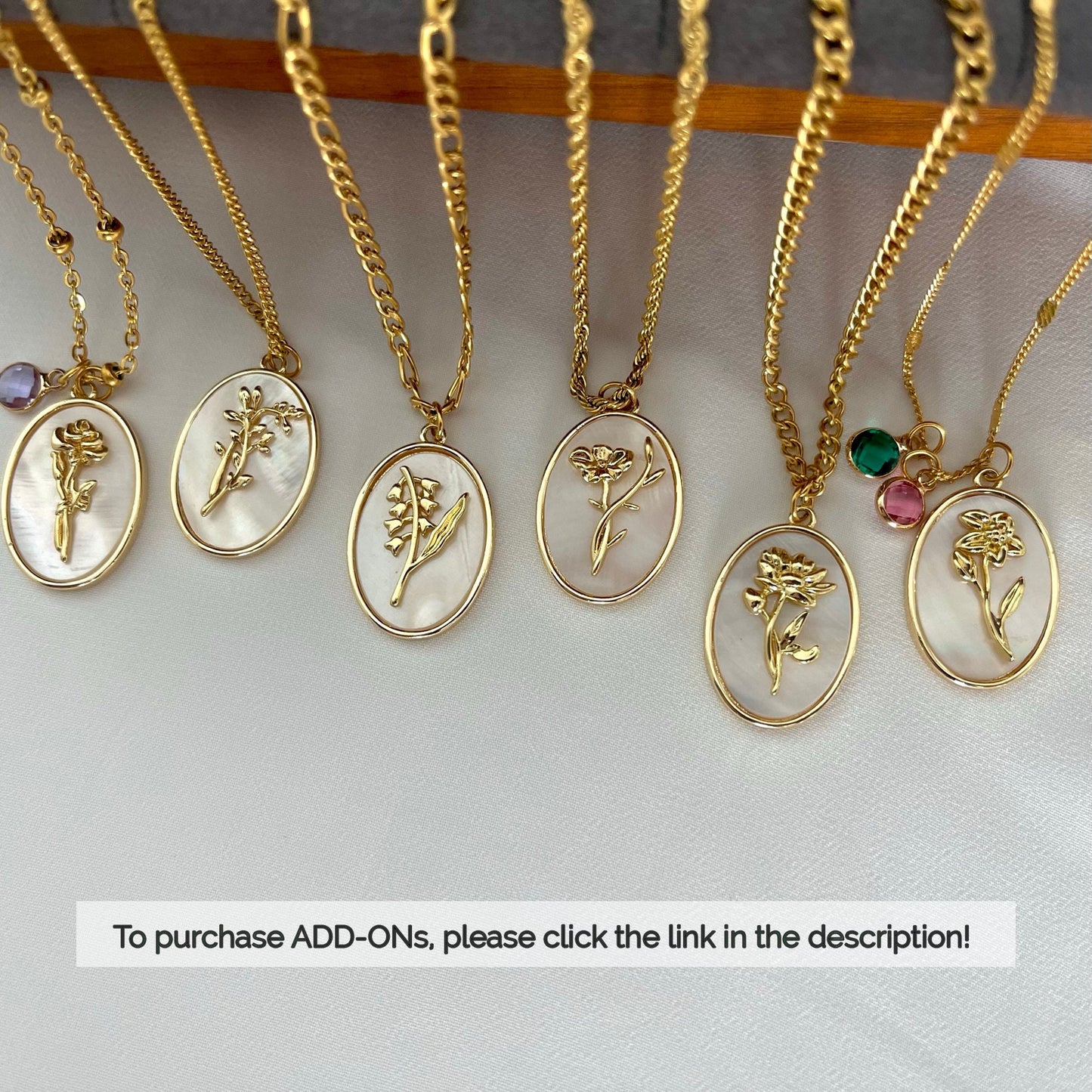 Celestial Zodiac Necklace • Pearl Birthflower Necklace • Mom Gift • 3D Zodiac Birthstone Necklace • WATERPROOF Jewelry • Best Friend Gift