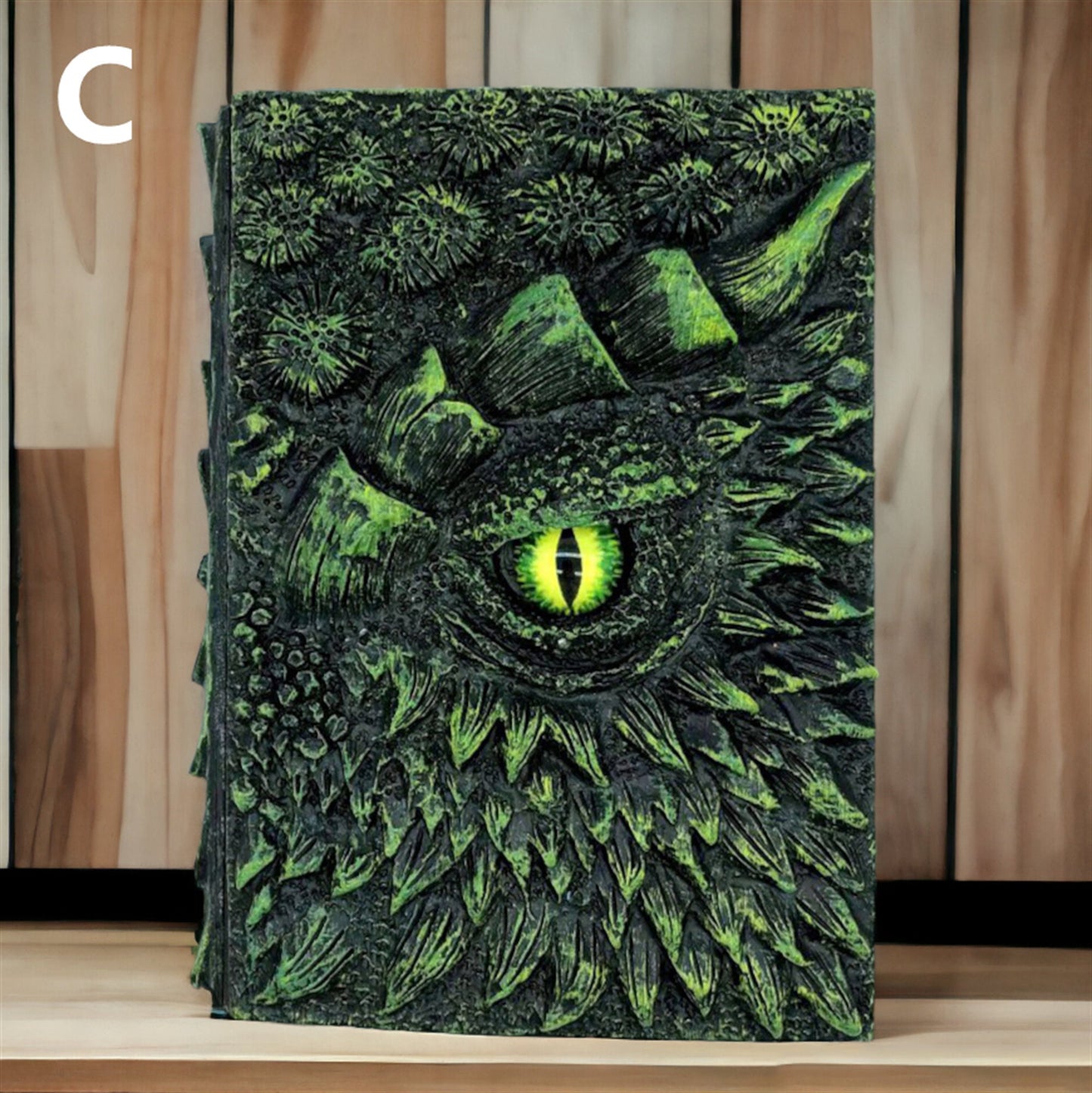 Vintage Design Embossed 3D Journal, Dragons Theme Sketchbook,  Loose-leaf Notepad, Loose-leaf ledger, Book Of Dragons, Magical Notebook