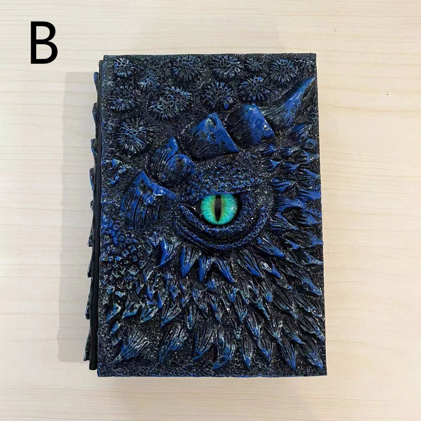 Vintage Design Embossed 3D Journal, Dragons Theme Sketchbook,  Loose-leaf Notepad, Loose-leaf ledger, Book Of Dragons, Magical Notebook