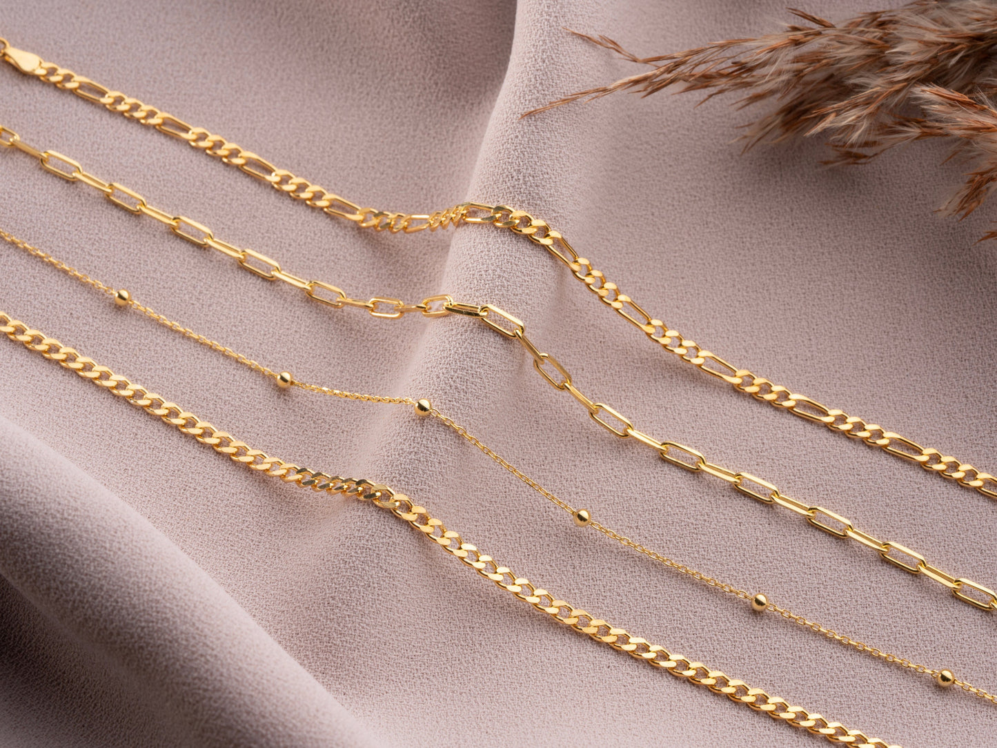 14K Gold Personalized Name Necklace with Figaro Chain, Handmade Jewelry, Personalized Christmas Gift for Mom, Custom Name Plate Necklace