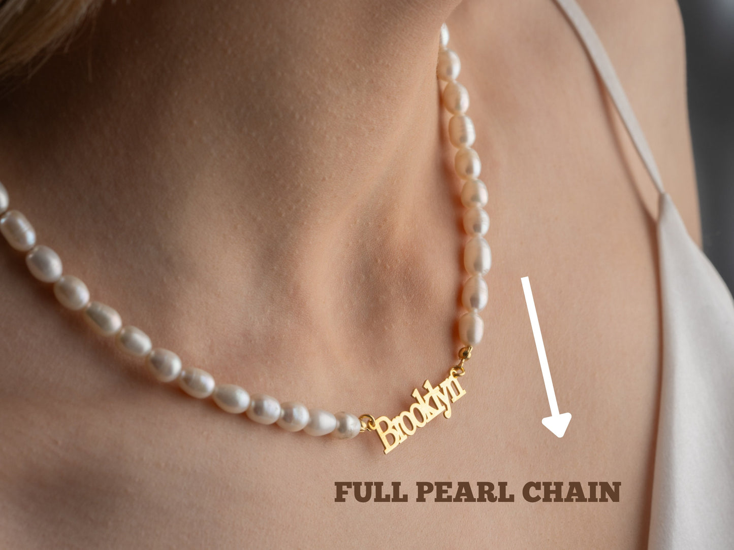 14K Gold Personalized Name Necklace with Figaro Chain, Handmade Jewelry, Personalized Christmas Gift for Mom, Custom Name Plate Necklace