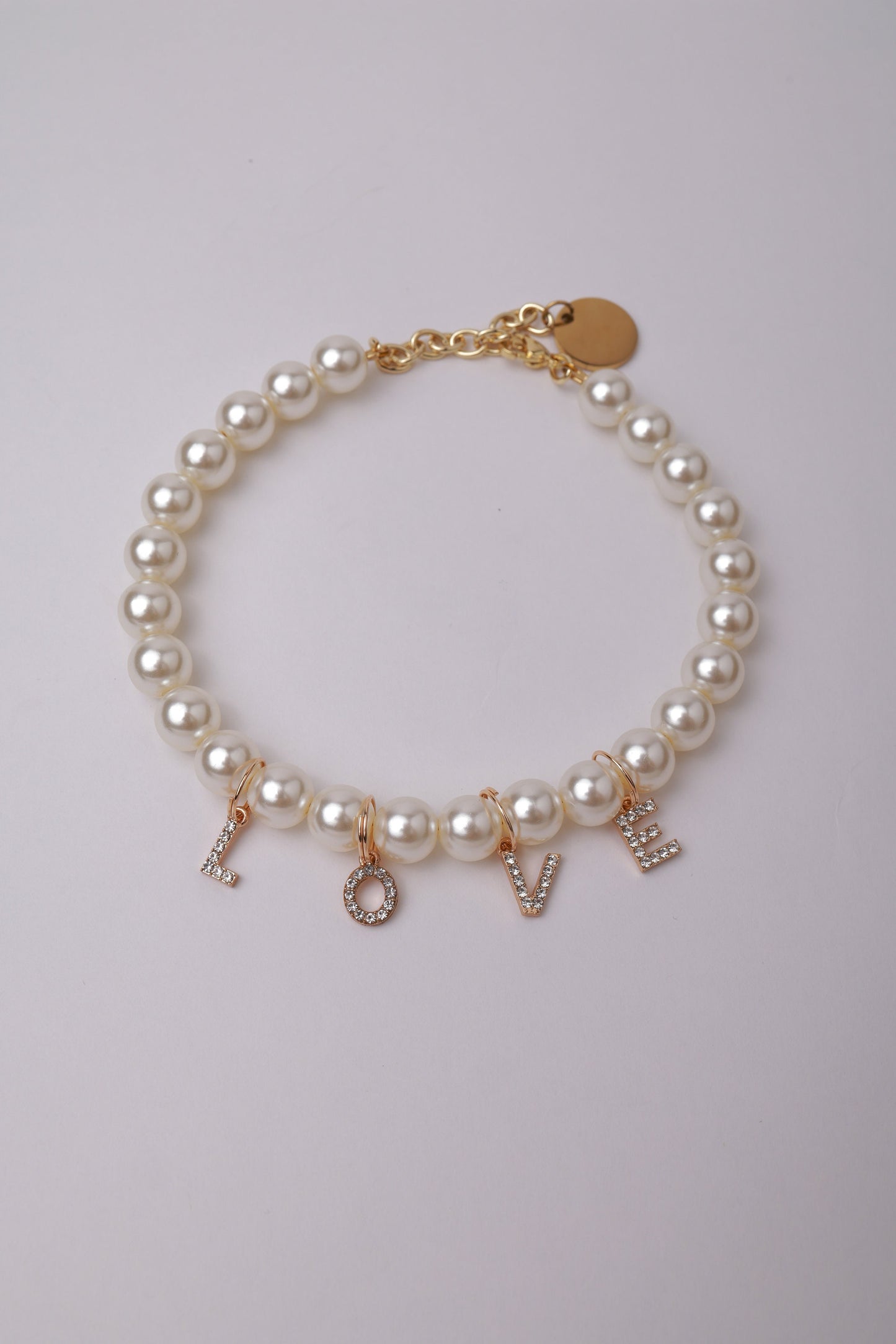 Spring Sale! Name tag Collar for Dog, Customizable Charm, Dog jewelry, Customizable Faux Pearl Necklace for Dogs