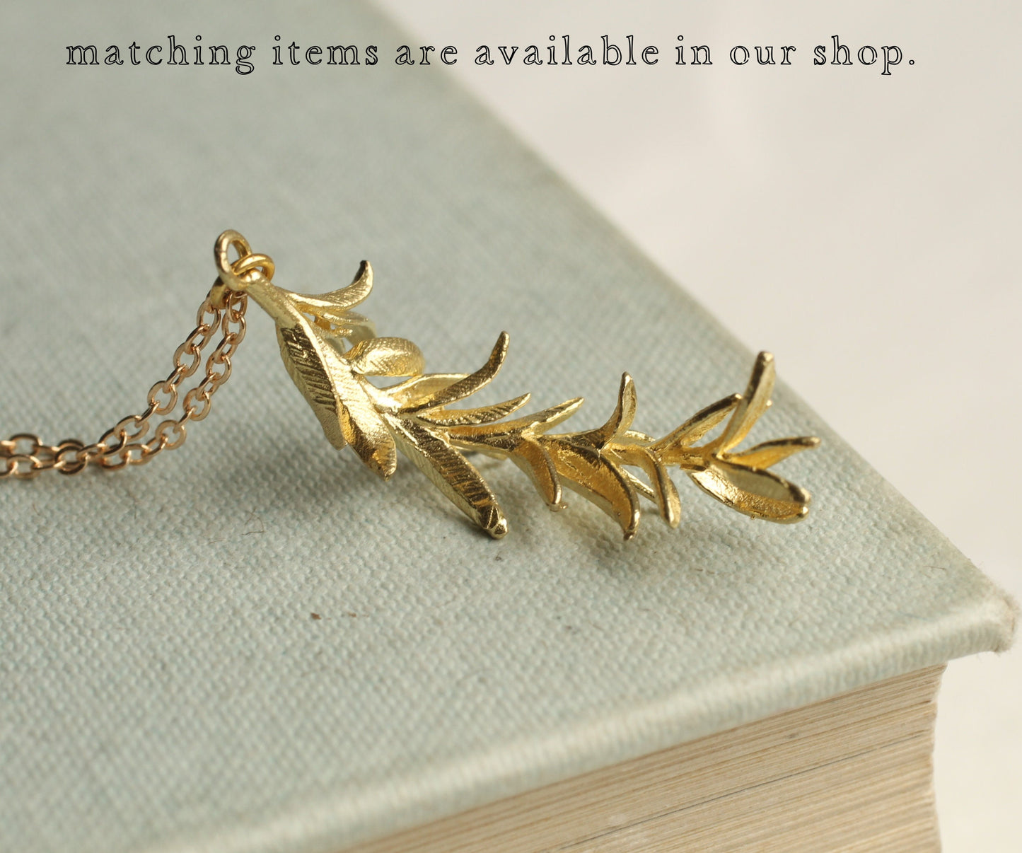 Rosemary Leaf Hoop Earrings, Gold Silver Leaf Hoop Earrings, Realistic Twig Branch Earrings, Gift for Best Friend, 30th Birthday Gift