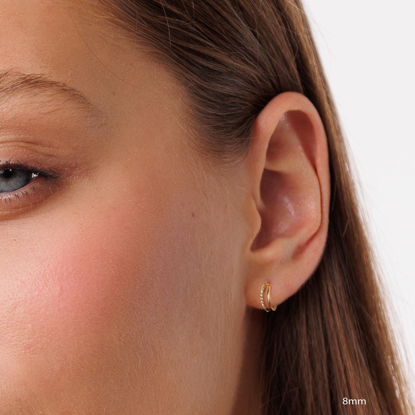 18G/16G  Titanium Double Hinge Hoop •  Hinged Segment Nose Ring •  Septum Clicker Ring • Cartilage Hoop • Helix Earring Hoop