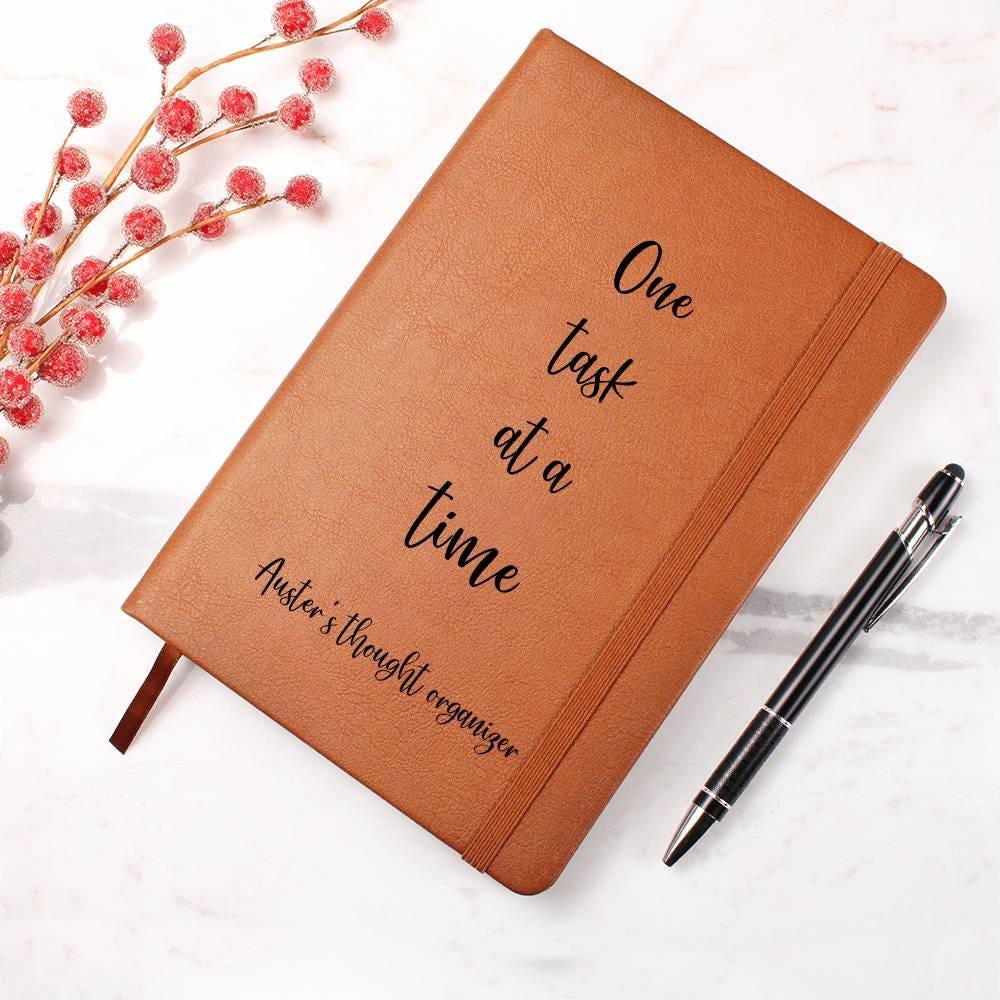 Personalized ADHD journal customized ADHD journal one task at a time ADHD notebook organizational journal gift for adhd organization