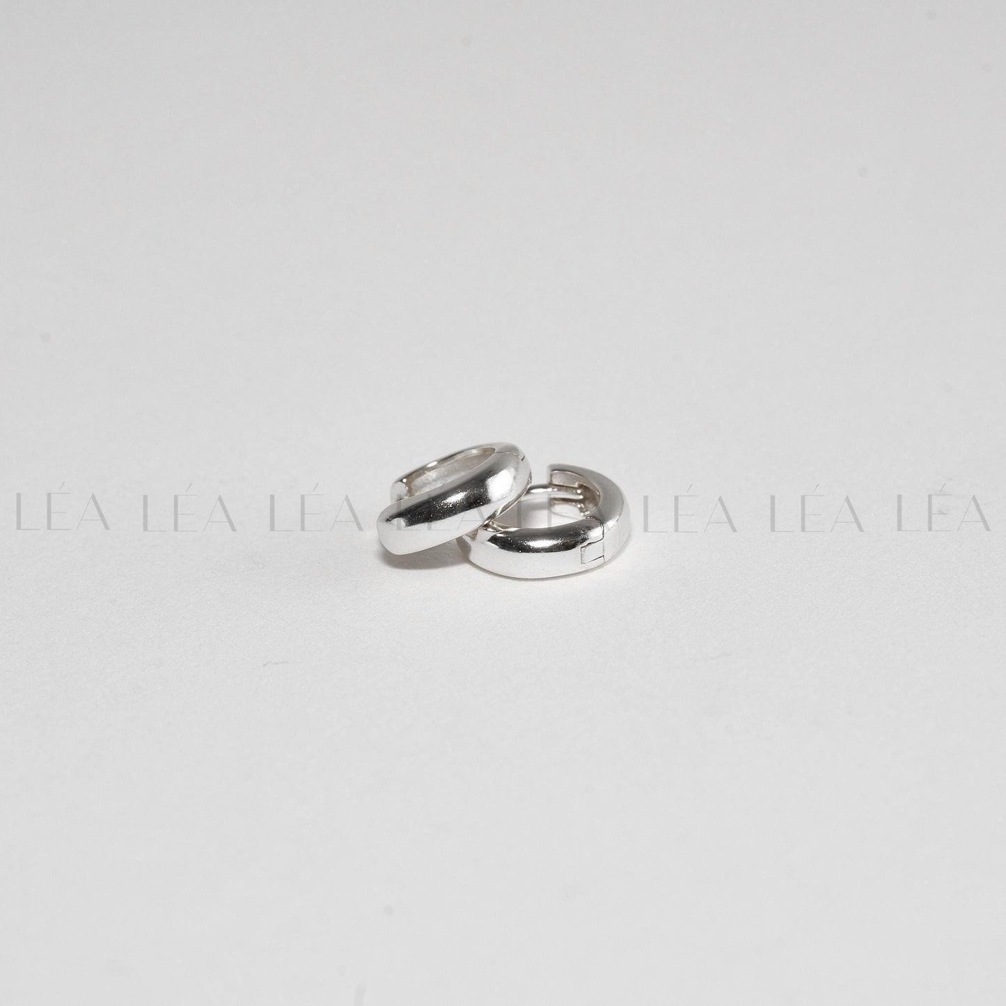 18K Gold Dainty Huggie Hoop Earrings • Thick Rounded Hoop Earrings • Chubby Gold Tiny Huggies • Sterling Silver Everyday Earrings