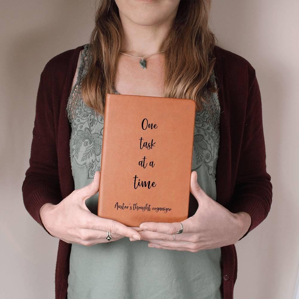 Personalized ADHD journal customized ADHD journal one task at a time ADHD notebook organizational journal gift for adhd organization