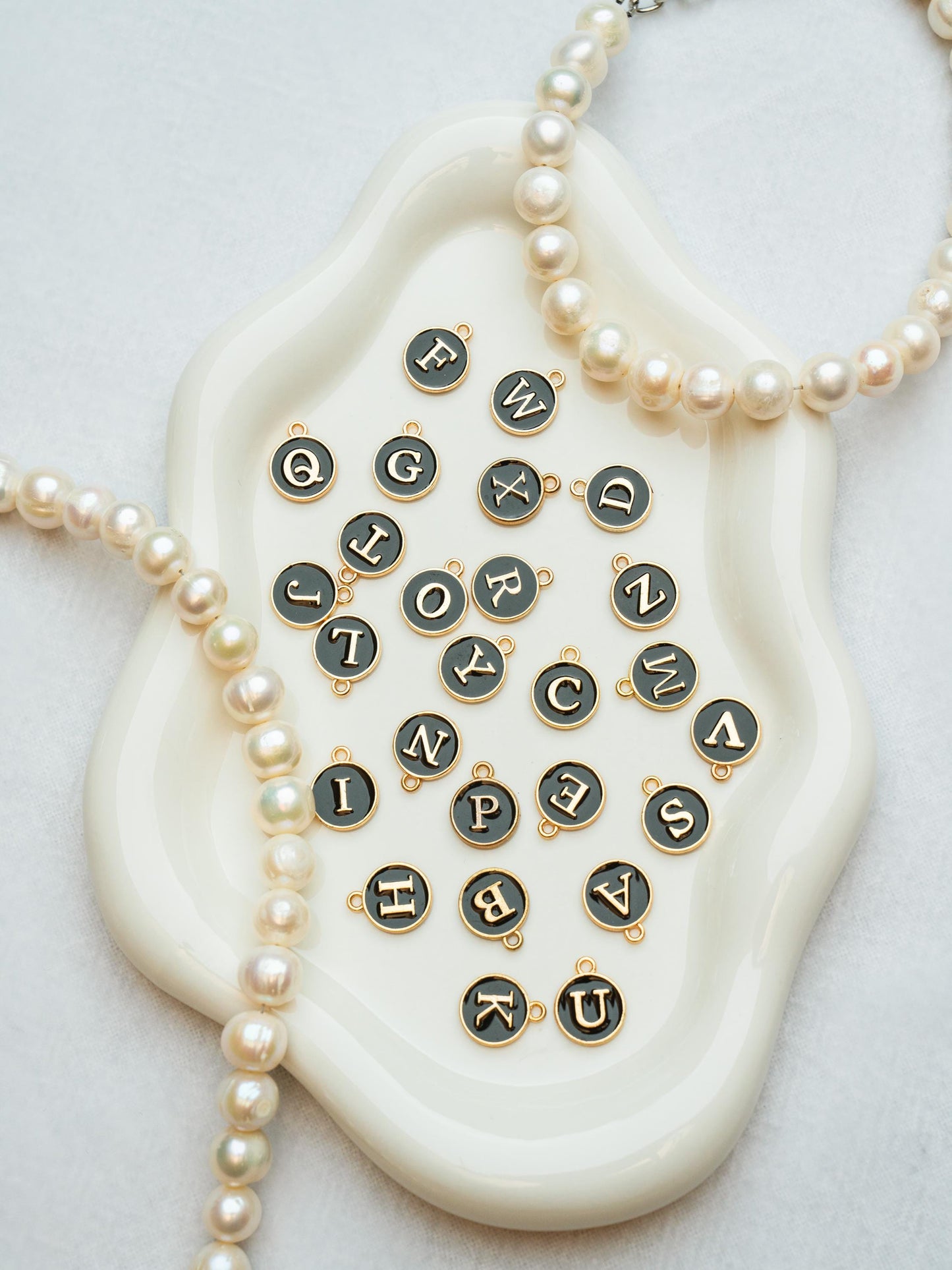 Spring Sale! Name tag Collar for Dog, Customizable Charm, Dog jewelry, Customizable Faux Pearl Necklace for Dogs