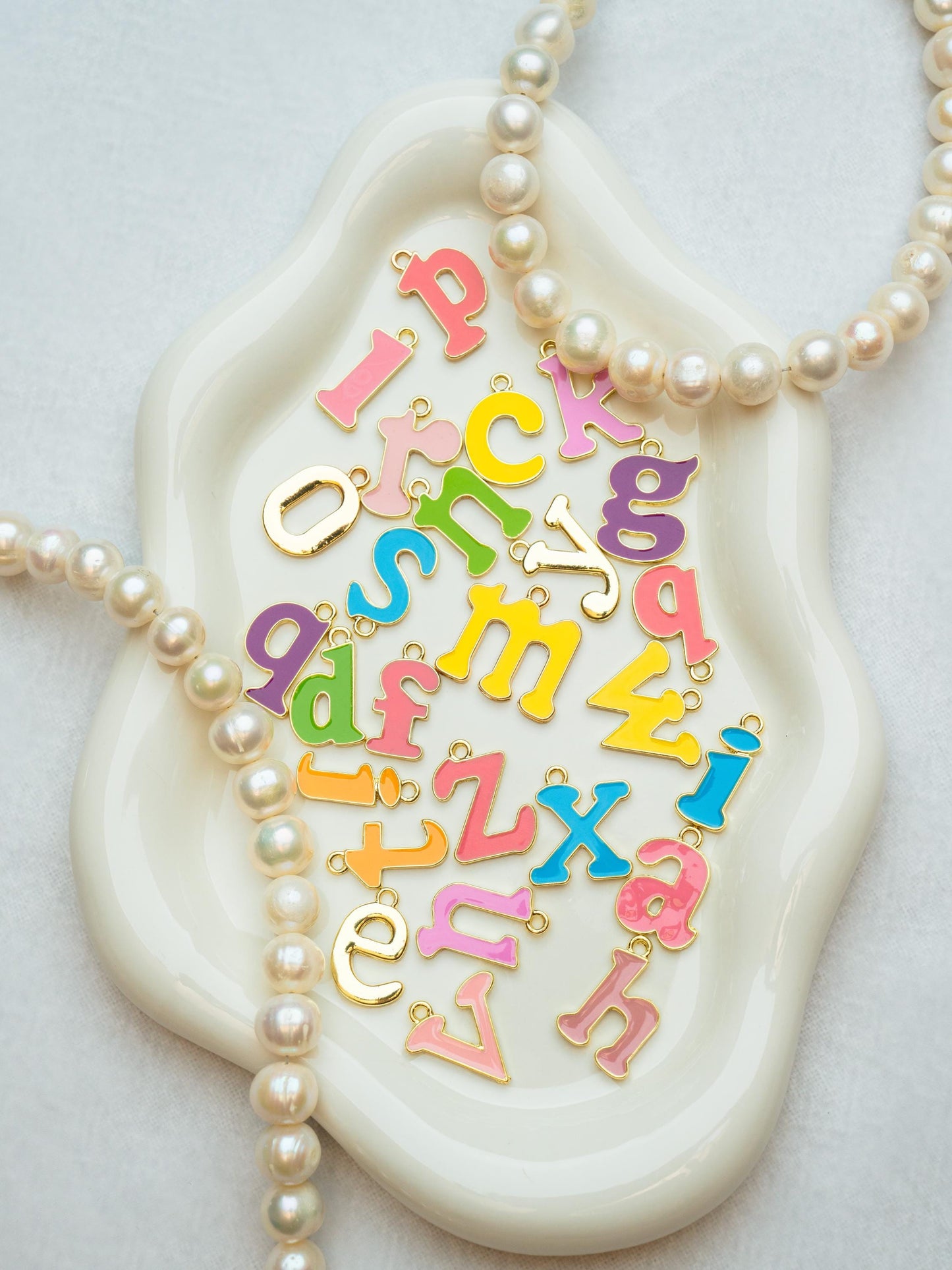 Spring Sale! Name tag Collar for Dog, Customizable Charm, Dog jewelry, Customizable Faux Pearl Necklace for Dogs