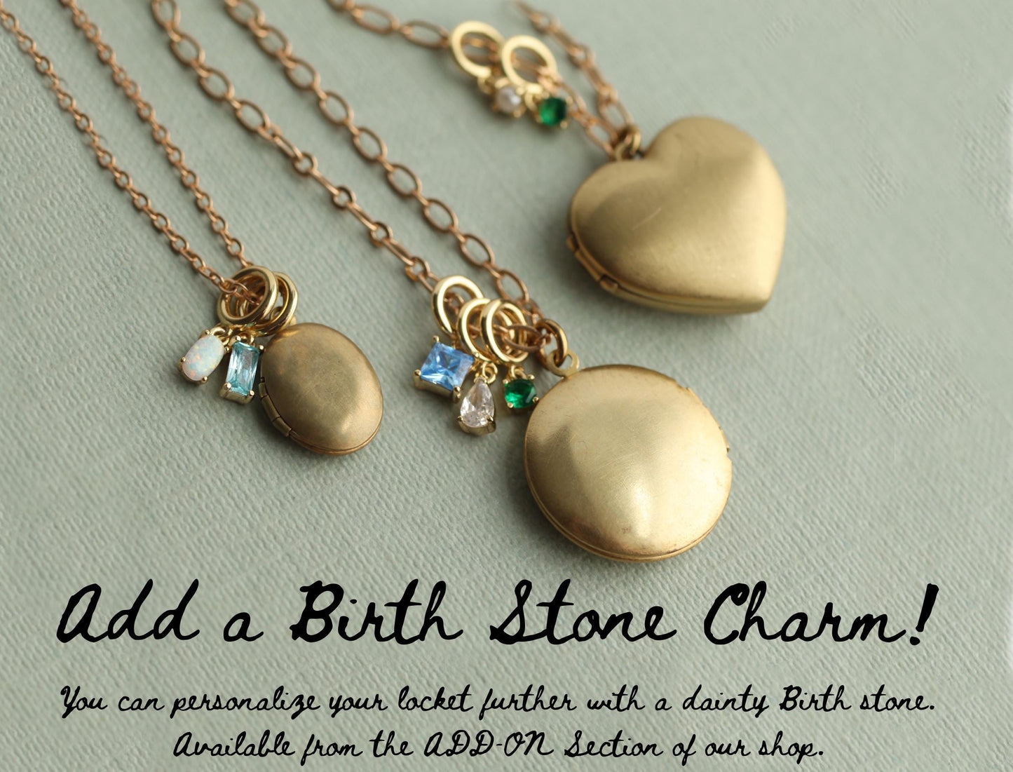 Thistle Flower Locket with Photos, Antique Scottish Botanical Necklace,  Personalized Custom Memorial Bereavement Gift, 40th Birthday Gift