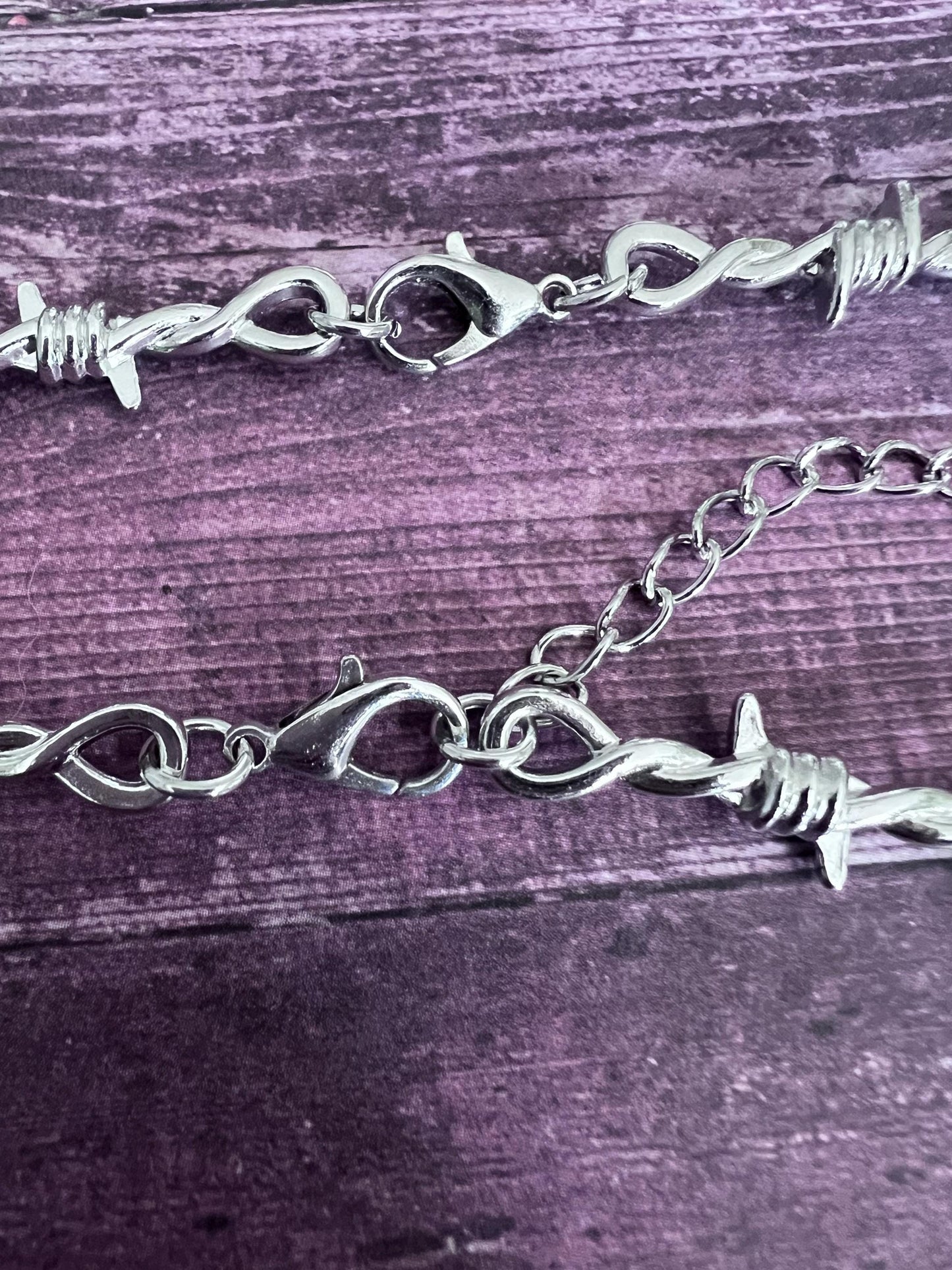Barbed Wire Chunky Retro 90s Inspired Streetwear Necklace