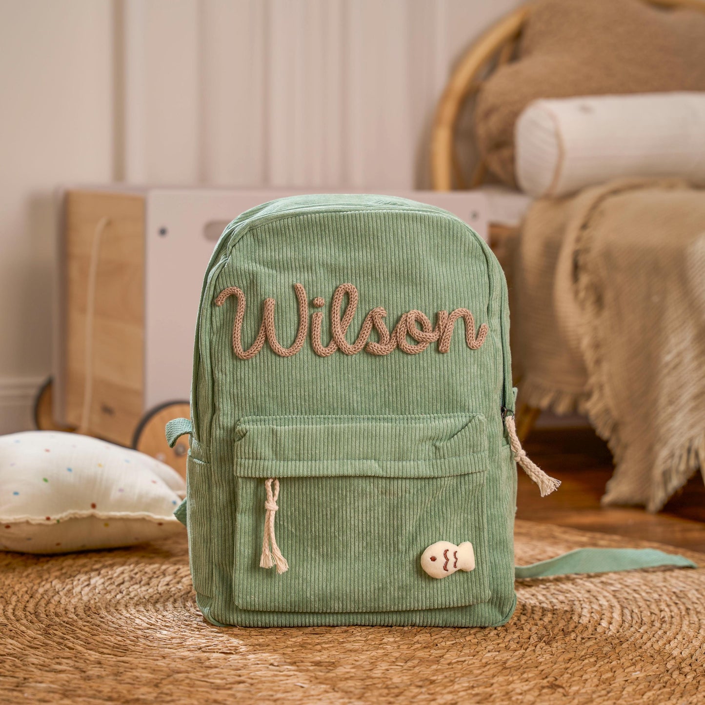 Personalized Kids Backpack Lunch Box Bag - Lightweight Durable Toddler Book Bag for Ages - Adjustable Straps - Toddler Book Bag